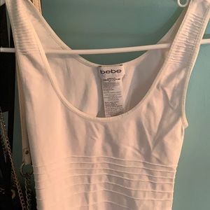 White bodycon BEBE dress, worn once